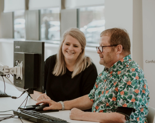 Stockport town center- Cornerstone- basic digital skills drop in session